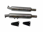 Royal Enfield Interceptor 650cc AEW Exhaust Silencer Pair Genuine TE 201