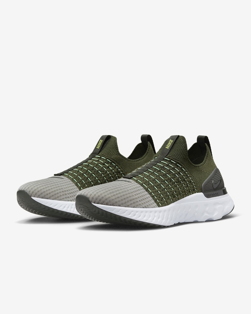 Nike React Phantom Run Flyknit FK 2 Rough Green Olive Yellow  display picture 3