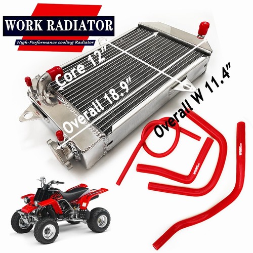 Oversized Radiator&Red Hose for Yamaha Banshee 350 YFZ350 19872006