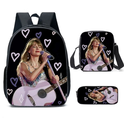 Kids Taylor Backpack School Book Bag Travel Rucksack Lunch Bag Pencil Case Gift - Picture 26 of 57