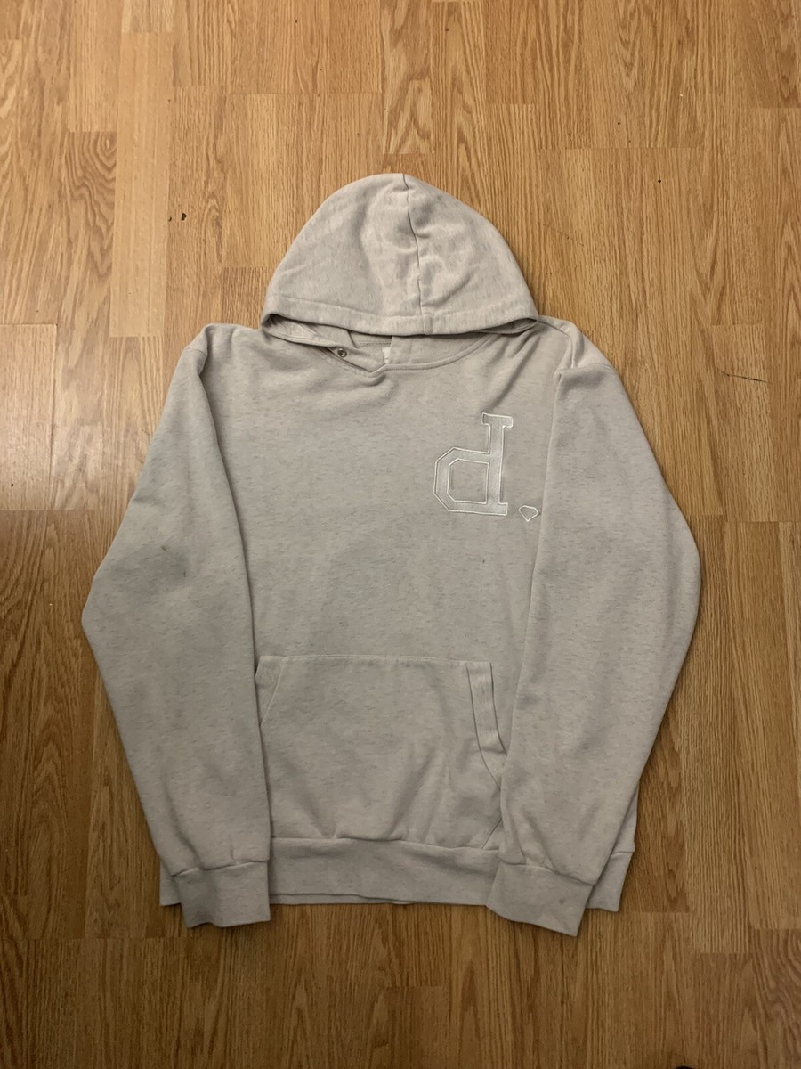 Size L Diamond Supply Co Hoodie Men's Large White Pullover