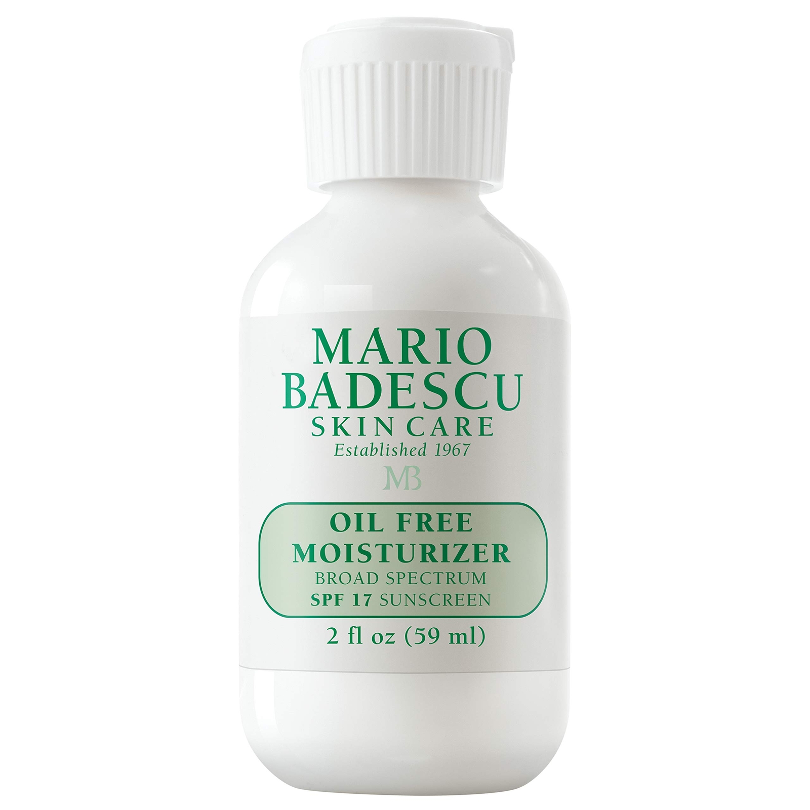 Mario Badescu Oil Free Moisturizer With SPF 17 Lightweight & Non-Greasy 2 Fl Oz