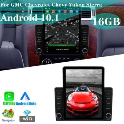 Car Stereo Radio GPS For 2007-2014 Chevrolet Silverado w/ Car-play Android Auto