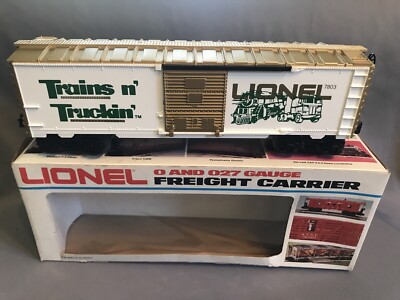 Lionel O and 027 Gauge Trains 'n Trucking' Box Car 6-7803 (4E)