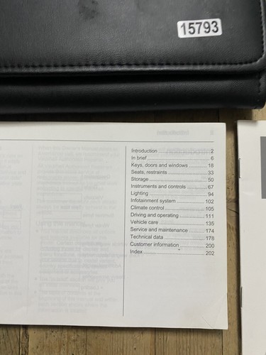 06-11 VAUXHALL CORSA OWNERS HANDBOOK MANUAL PACK AND WALLET 2010 Ref15793 - Picture 5 of 24