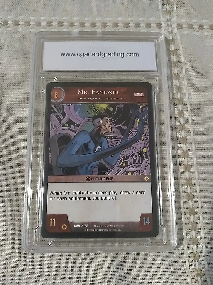 2007 Marvel Vs System John Lucas Signed Sketched Card Graded - Image 2 of 2