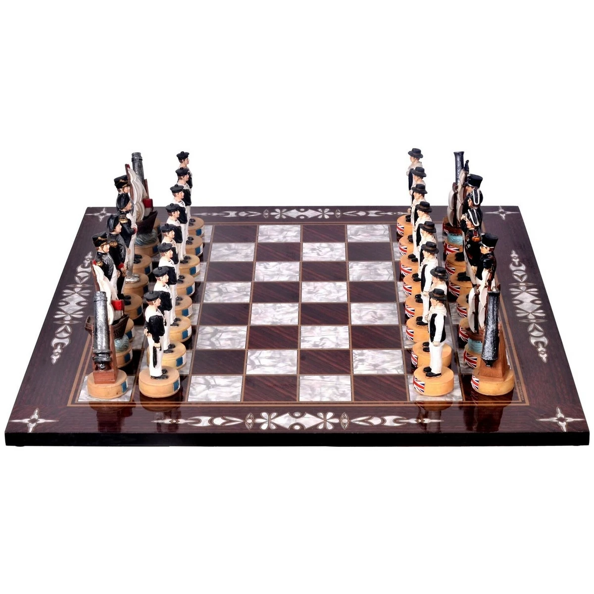 British Royal Army Chess Set Luxury Chessboard Luxury Chess 