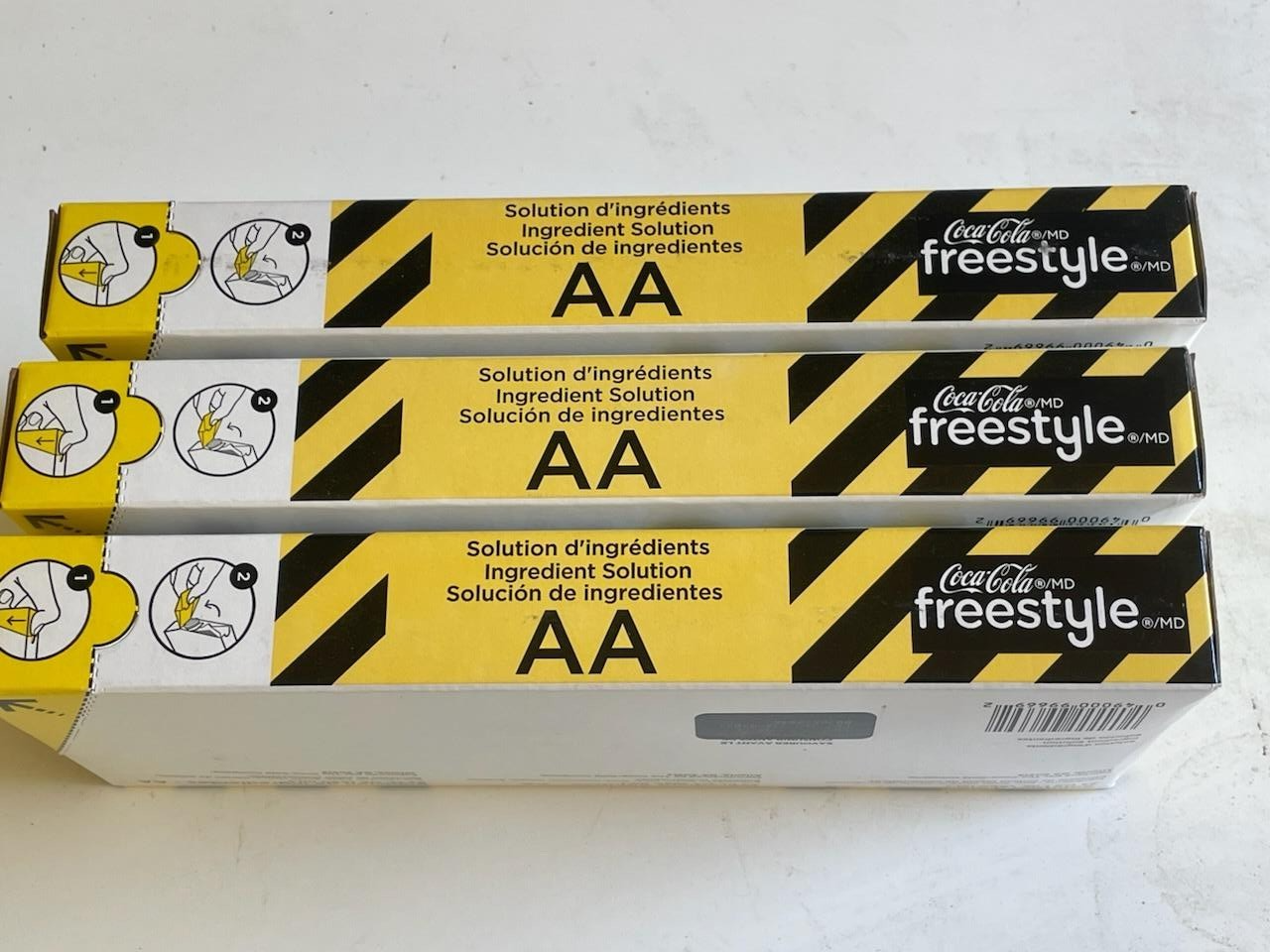 3x Coca Cola Freestyle AA Solution Cartridges | eBay