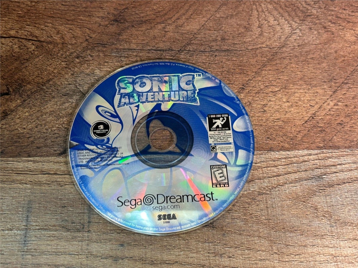 Sonic Adventure Sega Dreamcast, 1999 NO Case | eBay