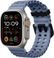 Ocean Sport Band Compatible with Apple Watch Ultra 2 3/Ultra Band for Men 49Mm 4