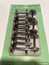 ReBoxx-3 36" HO Semi-scale wheels sets, 0.990" Axle Length, 12/ Pkg, NMRA RP-25