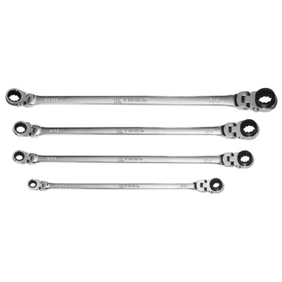 K Tool International XDRF7 K Tool International Wrench Set 4 Piece Double Box Re
