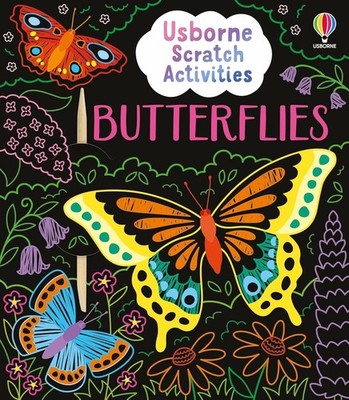 Usborne Scratch Activities Butterflies by Klara Hawkins Paperback