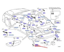 Support de capteur de courant de batterie TOYOTA CAMRY V7 2885925010 ORIGINAL