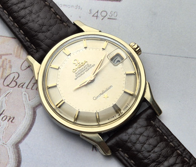 Vintage 14K / SS Omega Constellation Pie-Pan 168-005  caliber 561 .SERVICED.