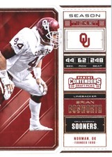 2018 Panini Contenders Draft Picks #14 Brian Bosworth - FB