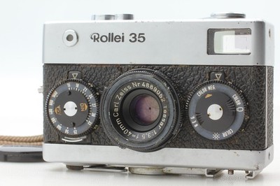 [Exc+5] Rollei 35 Silver Body Compact Film Camera 40mm f3.5 Lens From JAPAN