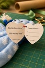 Ty Jingle Beanies Holiday Teddy Blue Bear Plush Ornament 1999 Retired Vintage — photo 3