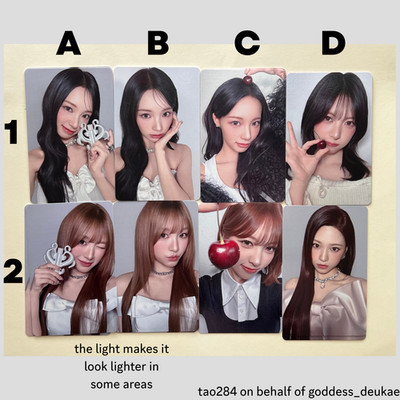 Rescene LIP BOMB Official Album Photocards | Regular Ver. Tint Balm 리센느 K-Pop