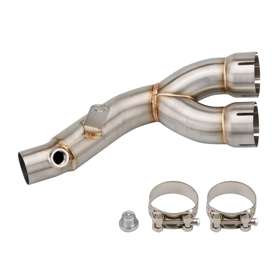 Slip On Motorcycle Mid Link Pipe Connect System For Yamaha YZF R6 2006-2023 Foto 3 de 4