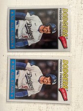 2026 Topps Heritage Freddie Freeman Chrome Variation and Base Card - LA Dodgers