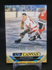 2024-25 Upper Deck Series 2 Alex Delvecchio Legends Retired UD Canvas #C252