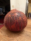 Large Carved Wooden Gourd Sculpture-vase Kenya African Art Vintage Safari Animal — photo 4