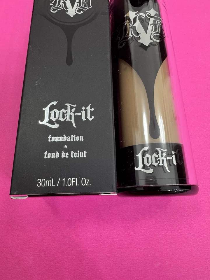 KAT VON D KVD Lock-It Foundation 30mL/1 Oz MEDIUM 54 COOL NEW IN BOX - Image 3 of 4