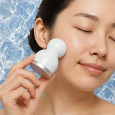 Korean Beauty 5pcs Ice Roller – Cooling Face Massager for Puffiness Relief