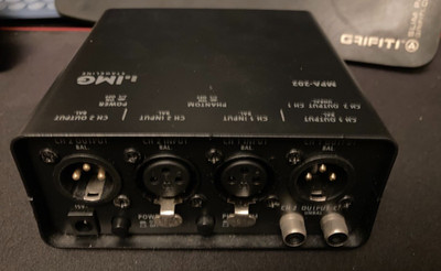 IMG Stageline MPA-202 Dual Mikrofonvorverstärker