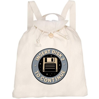 Canvas-Rucksack / Backpack ''Insert Disk 2 To Continue'' (RK00039533)