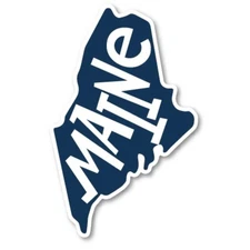 Magnet Me Up Maine State Car Magnet- 6x4" US State Shape Magnetic Decal, US Made