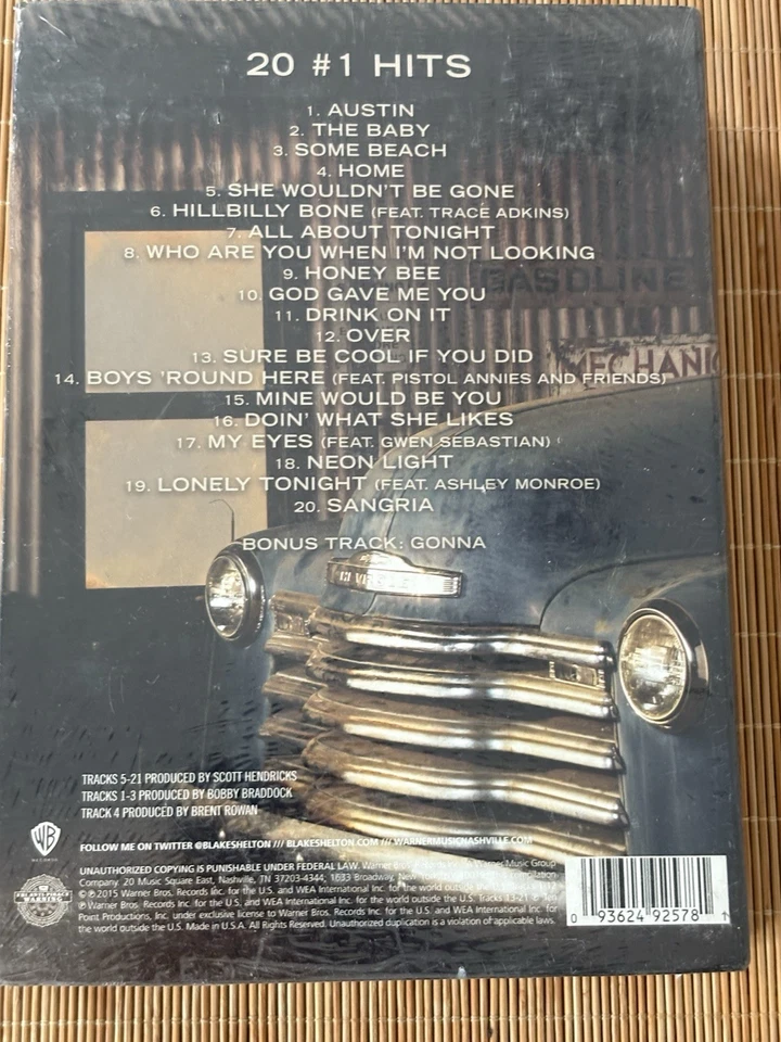Blake Shelton Reloaded 20 # 1 Hits - Brand New Sealed “ Walmart Only Release “ - Image 4 of 4