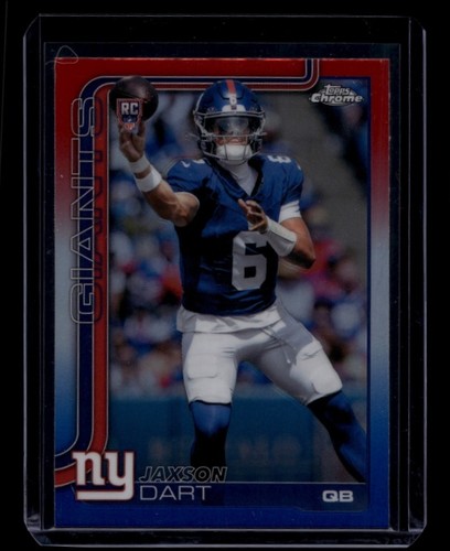 Jaxson Dart [White Refractor] #306 2025 Topps Chrome card