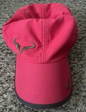 Nike Rafa Bull Hat Adjustable Pink Featherlight Dri-Fit Tennis