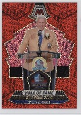 2024 Panini Mosaic Hall of Fame Red Sparkle Prizm Bill Parcells #292 HOF es5