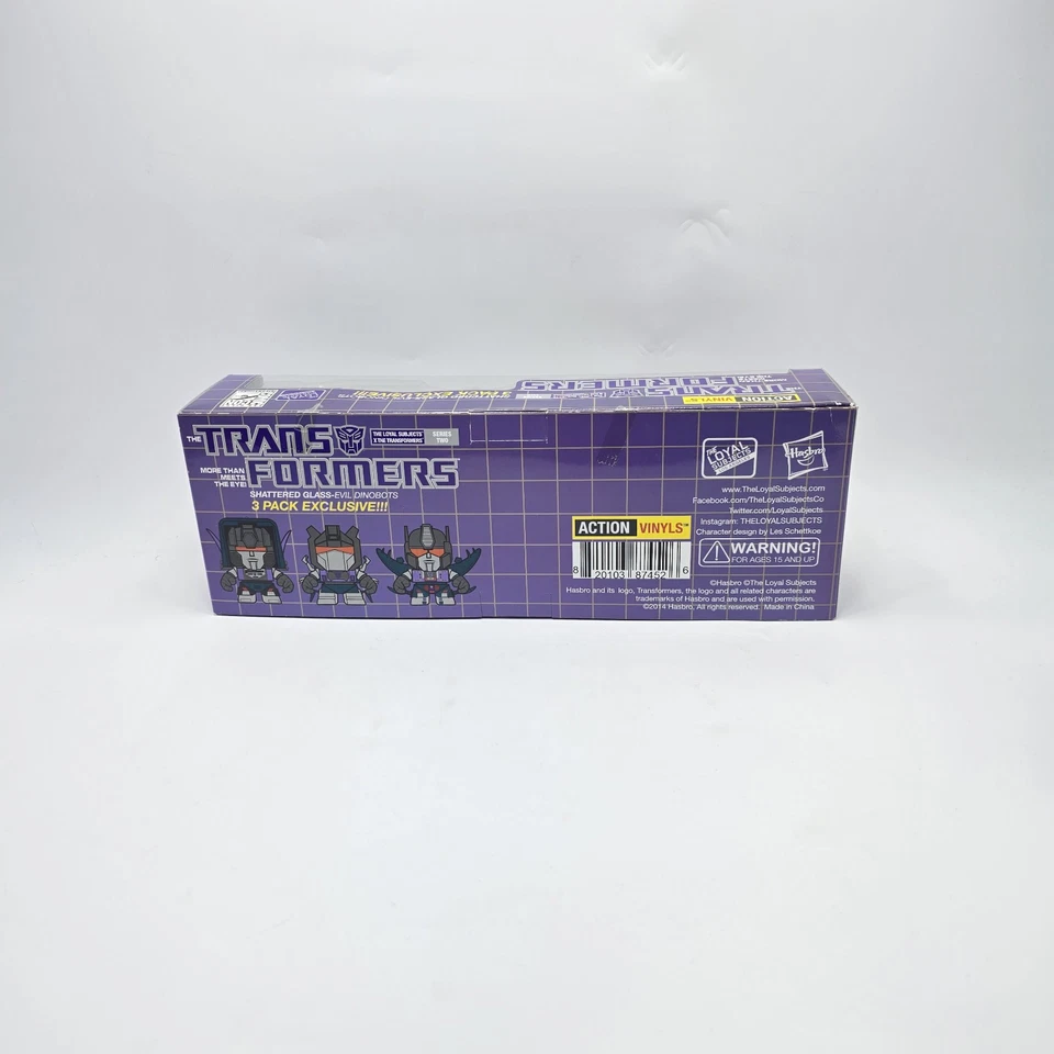 Loyal Subjects Action Vinyls Transformers Shattered Glass Evil Dinobots SDCC '14 - Image 3 of 3