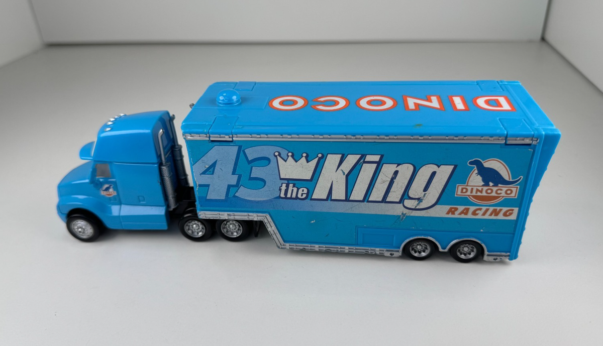 Disney Pixar Cars Rare Original #43 The King Dinoco Hauler Semi