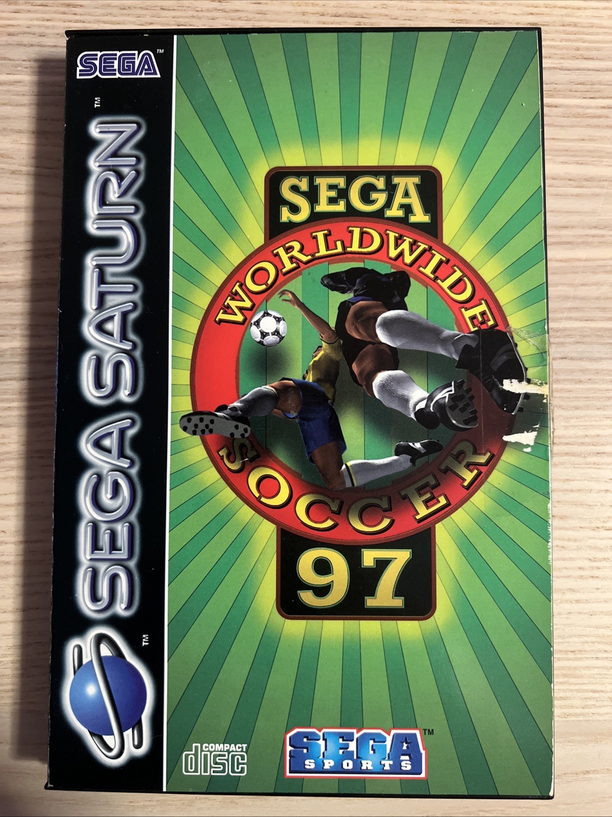 SEGA WORLDWIDE SOCCER 97 COMPLET SEGA SATURN PAL EURO (FR) CIB - Bon état