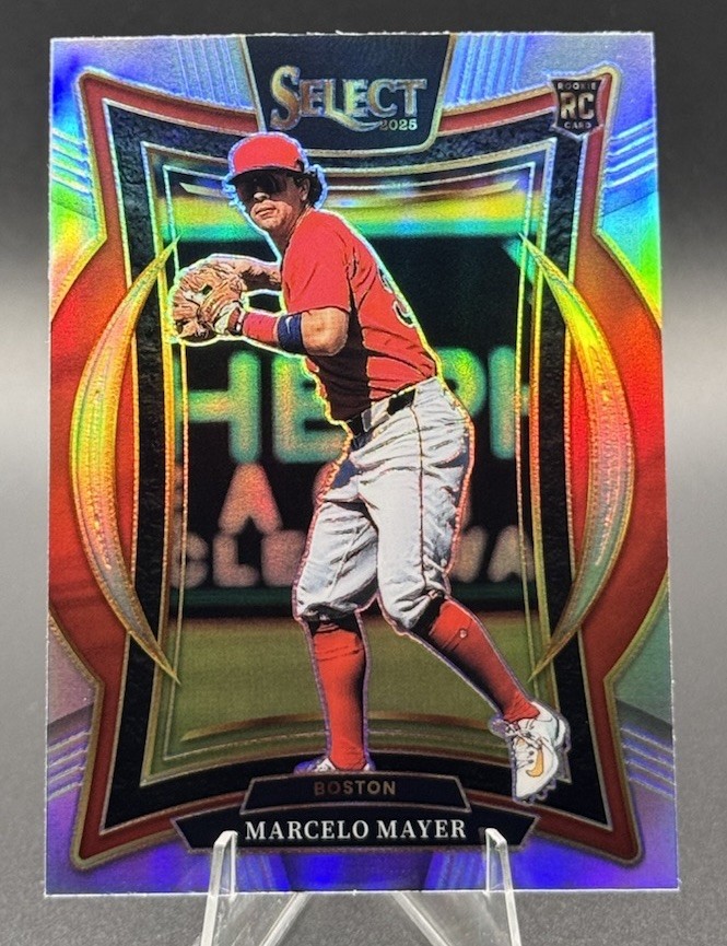 2025 Panini Select Baseball Marcelo Mayer #31 Concourse Silver Prizm Boston