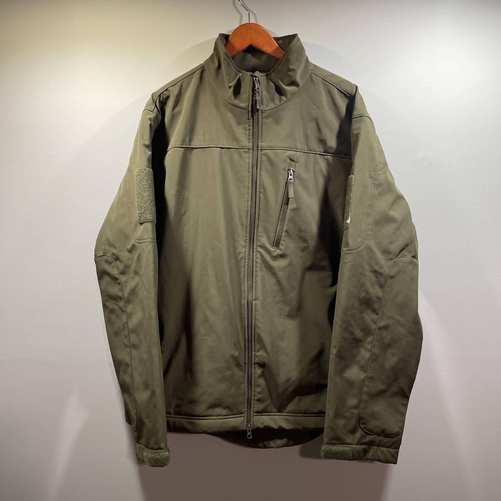 Condor Phantom Soft Shell Mens 2XL Military Jacket 606 Full Zip Green