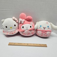 Squishmallow 6" SANRIO SAKURA SET - Hello Kitty Cinnamoroll My Melody Plush Lot