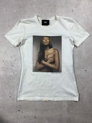 D&G Anthology 3 L'Imperatrice Naomi Campbell T-Shirt Mario Testino Size 38 S