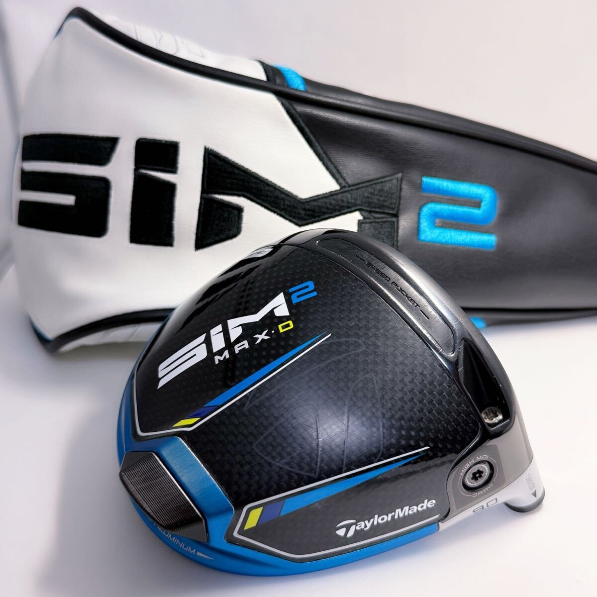 SIM2 MAX D 9.0° TaylorMade Driver Head and Cover Only 112713 SIM2 MAX D 9.0° TaylorMade Driver Head and Cover Only 112713