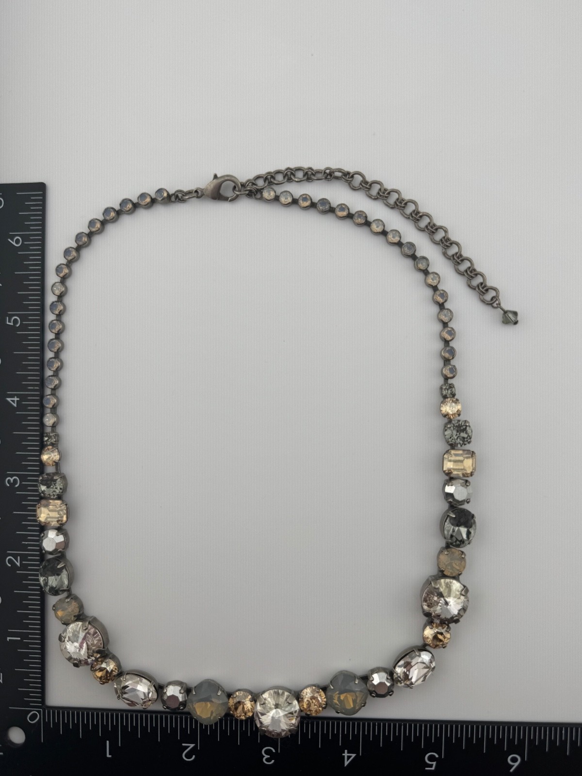 Sorrelli Signed Multicolor Crystal Rhinestone Nec… - image 12