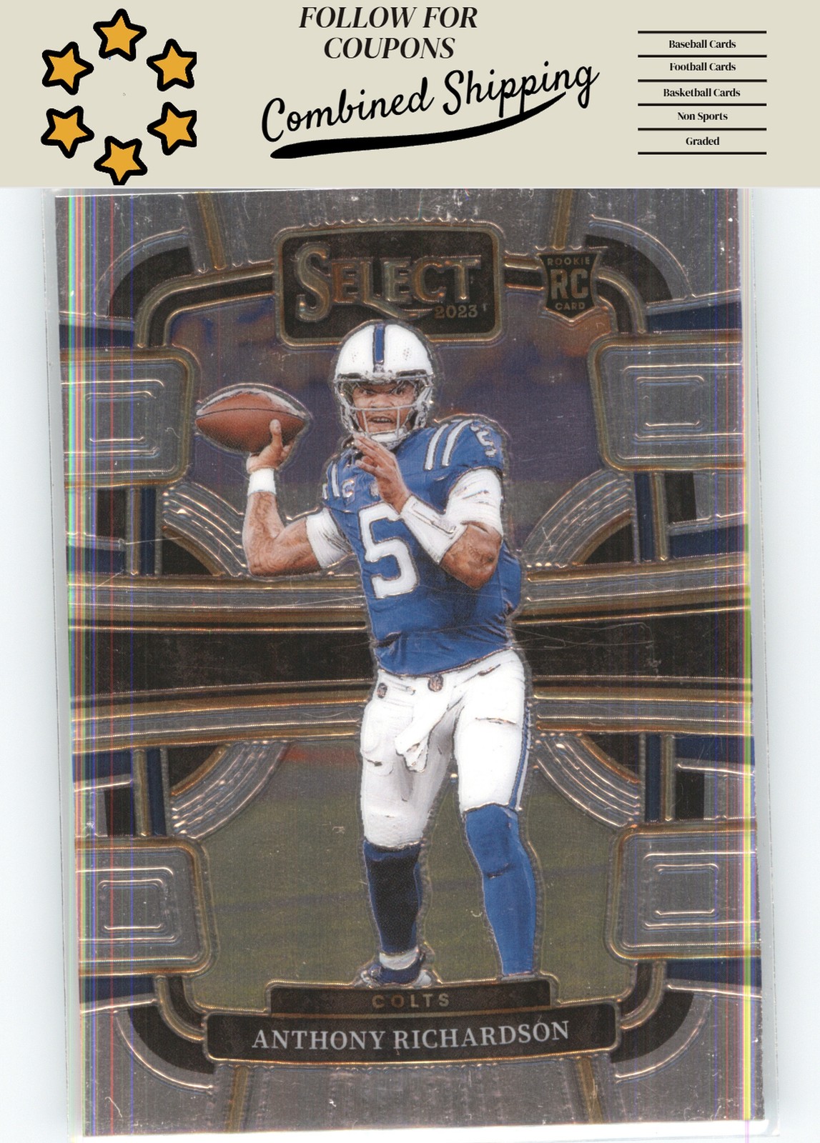 2023 Panini Select #43 Anthony Richardson