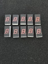 LOT of 10 LITEON RED 7 Segment Displays LED Display  - LTS78R. NEW OLD STOCK