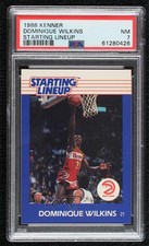 1988 Kenner Starting Lineup Cards Dominique Wilkins PSA 7 HOF 1d4m