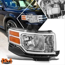 For 09-12 Ford Flex Factory Style Right Side Headlight Lamp Amber Corner Chrome