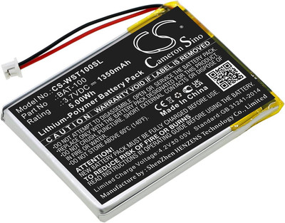 New 1350Mah Battery for Digi-Wave DLT 100, Digi-Wave DLT Transceivers, DLT 100 2